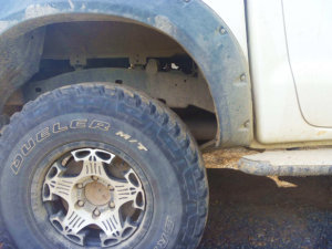 , Pocket Style Fender Flares on a Double Cab Hilux mk6