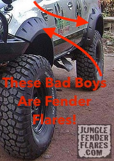 These are fender flares!